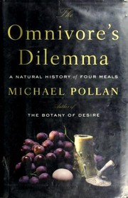 جلد کتاب Omnivore's Dilemma. A Natural History of Four Meals