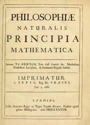 جلد کتاب Philosophiae naturalis principia mathematica