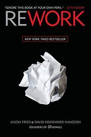 جلد کتاب Rework