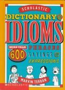 جلد کتاب Scholastic dictionary of idioms