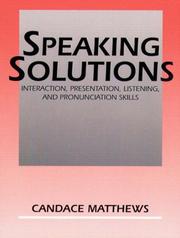 جلد کتاب Speaking solutions