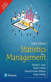جلد کتاب Statistics for management