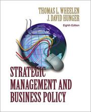 جلد کتاب Strategic management and business policy