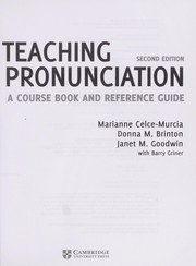 جلد کتاب Teaching pronunciation