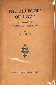 جلد کتاب The allegory of love