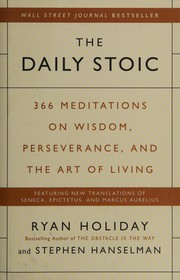 جلد کتاب The daily stoic