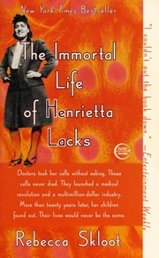 جلد کتاب The Immortal Life of Henrietta Lacks