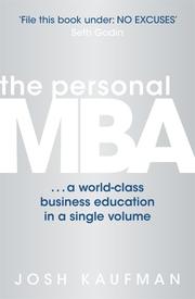 جلد کتاب The personal MBA
