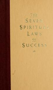جلد کتاب The Seven Spiritual Laws of Success