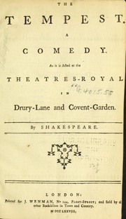 جلد کتاب The Tempest