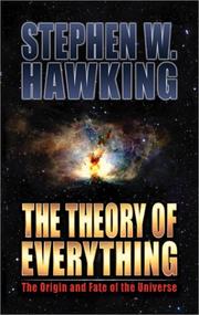 جلد کتاب The theory of everything