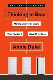 جلد کتاب Thinking in Bets