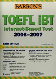 جلد کتاب TOEFL iBT. Internet-Based Test