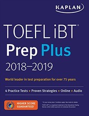 جلد کتاب TOEFL iBT Prep Plus 2018-2019