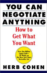 جلد کتاب You Can Negotiate Anything