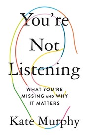 جلد کتاب You're Not Listening